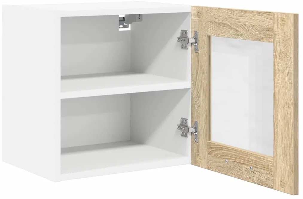 Függő szekrény Riga 2 pcs Sonoma tölgy 40 x 31 x 40 cm Faanyag