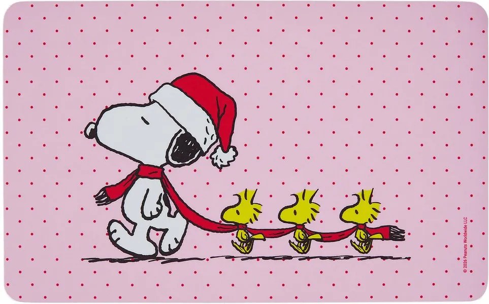 PEANUTS reggeliző deszka, Snoopy és Woodstock