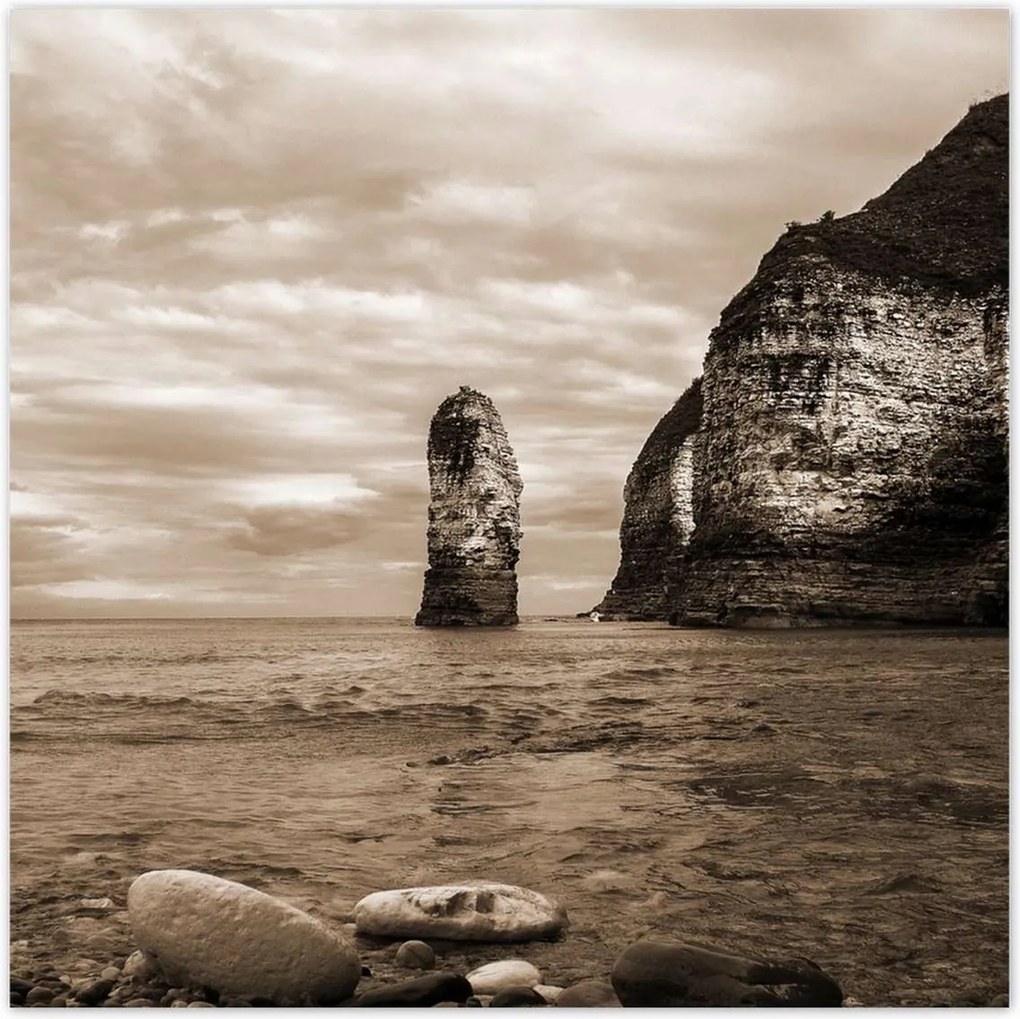 Poszterek 70x70 Fotó Szépia szikla