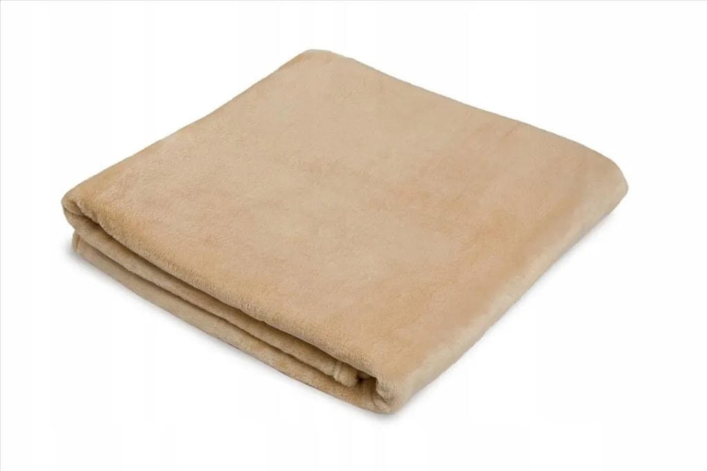Egyszínű takaró 150x200 „kasmír Tapintású” Bézs
