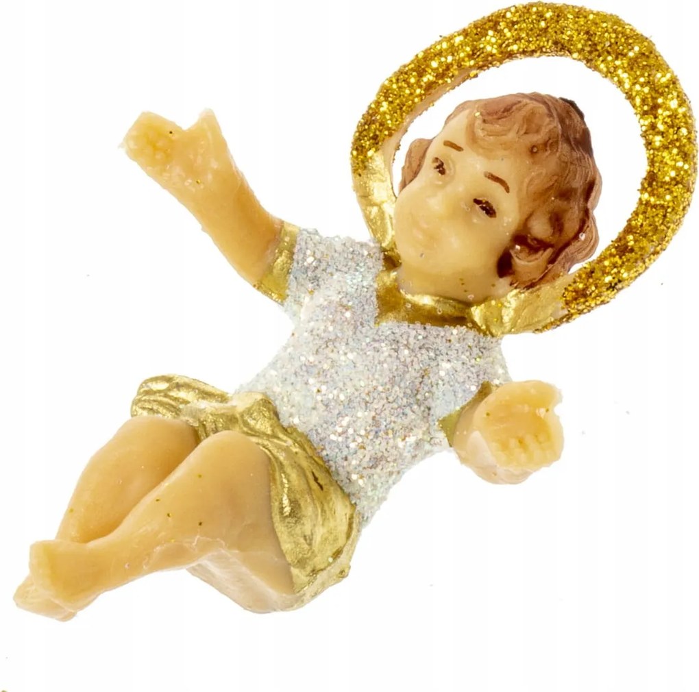 Jézuska figura Kis Jézus betlehem kicsi 4 cm karácsony