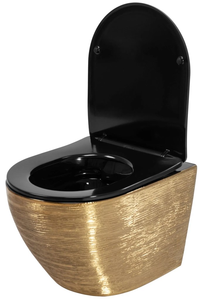 WC csésze Carlo Flat Brush Gold