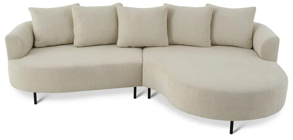 Bézs sarokkanapé (jobb oldali) Vitoria – Scandic