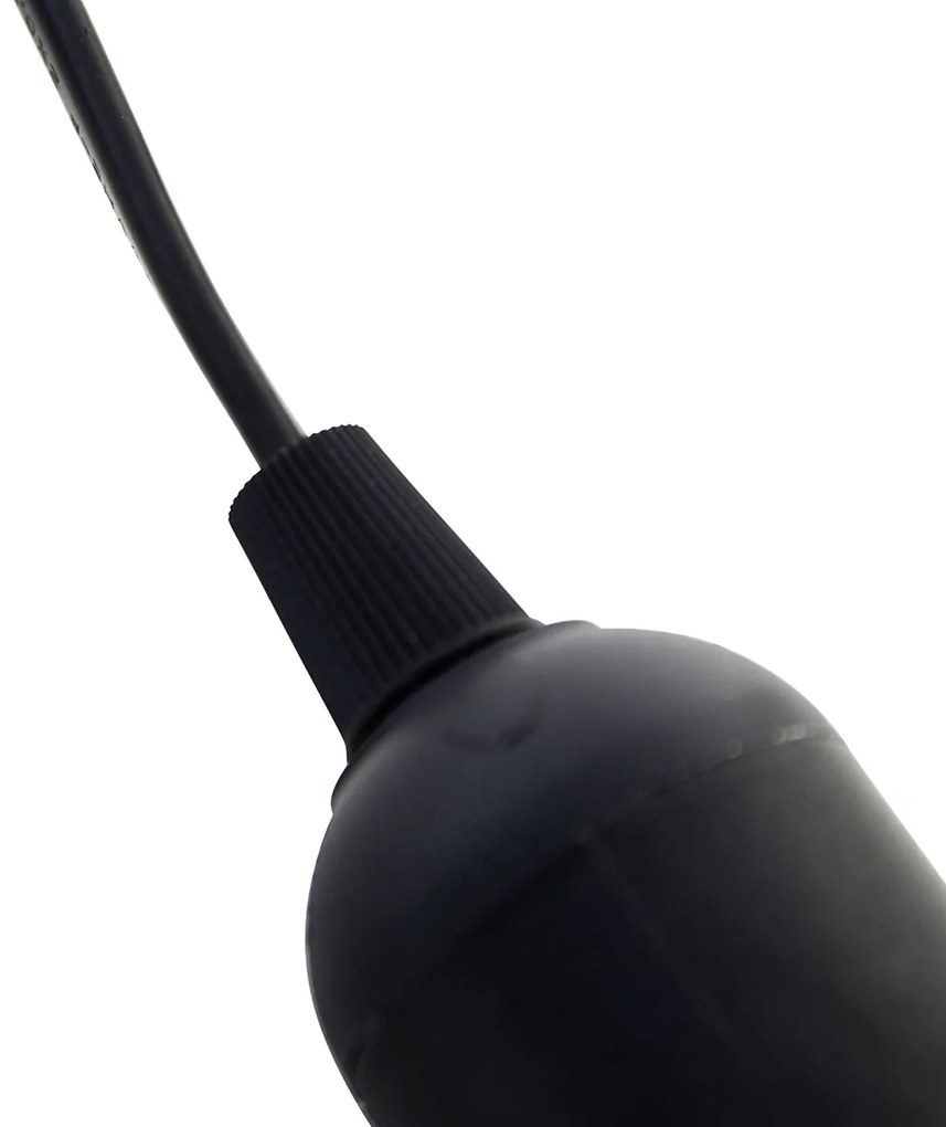 Mozgó készlet 6 fekete lámpafoglalattal, beleértve az A60 izzókat - Move