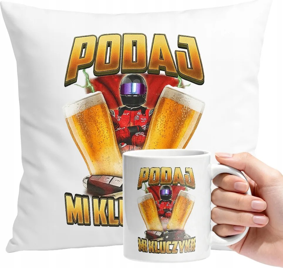 Bögre Szett Párna Vicces Ajándék Add Meg A Kulcsokat Ajándék Szöveg