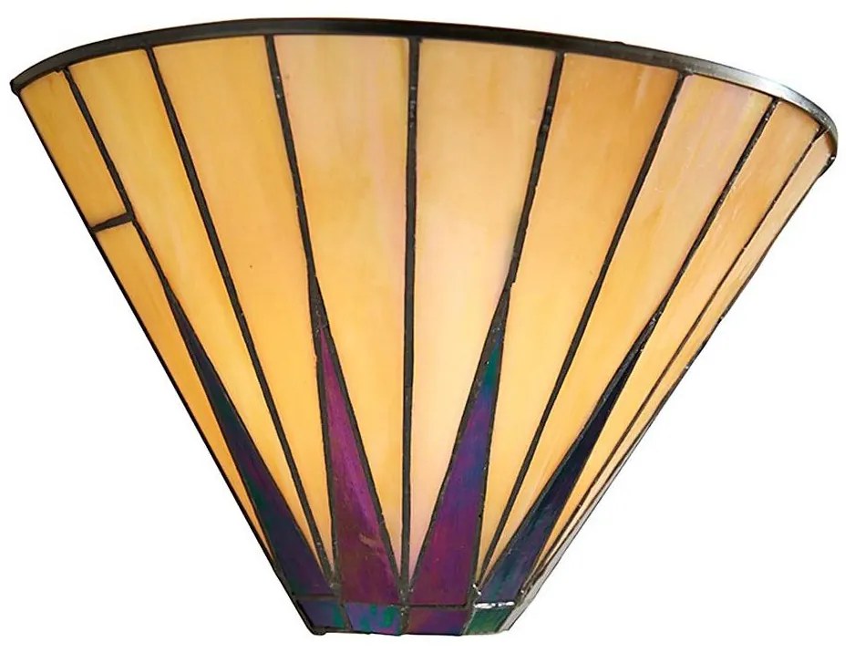 Endon 64046 - Tiffany DARK STAR fali lámpatest 1xE14/40W/230V