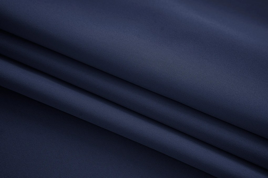 Függöny OXFORD LIGHT 140x250 cm, sötétkék Felfüggesztés: Fém gyűrűk