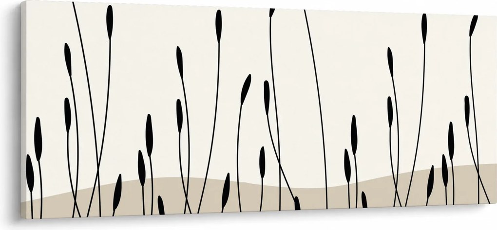 Kép - Grafikus rét N⁰3 (120x50 cm)