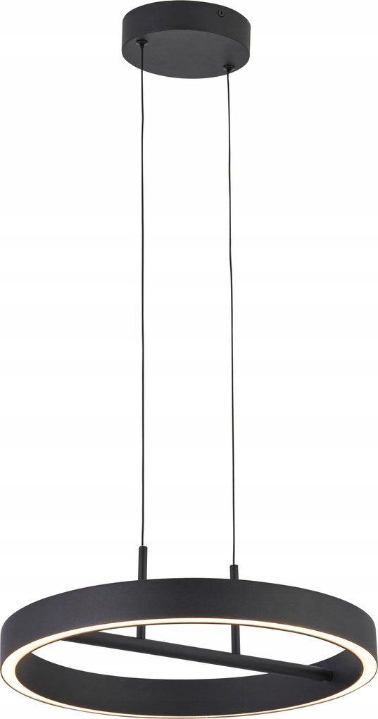 Coltrain függőlámpa fekete matt gyűrű