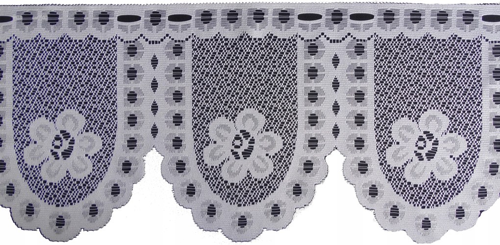 Mg Irigység jacquard Fehér 661/90 30cm 200x30cm Kész M