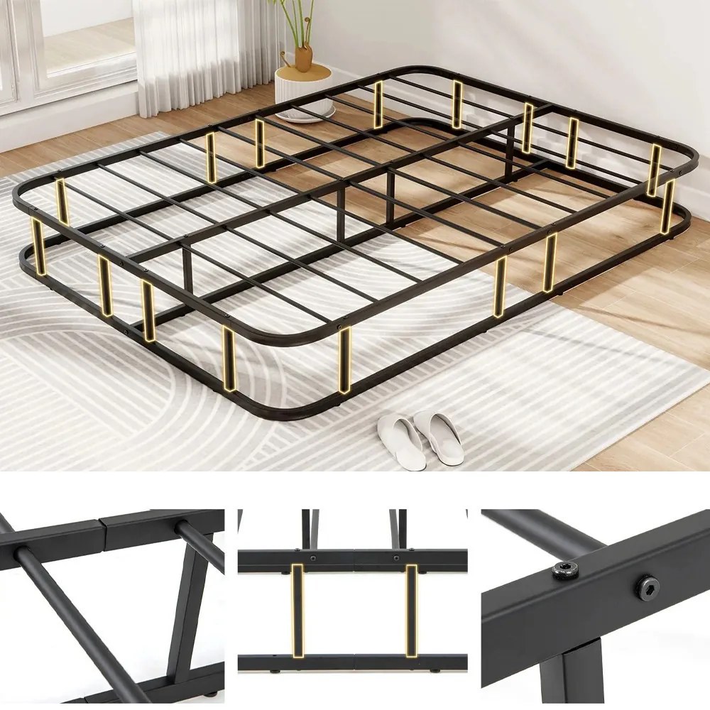 Fém franciaágy keret 137x190cm