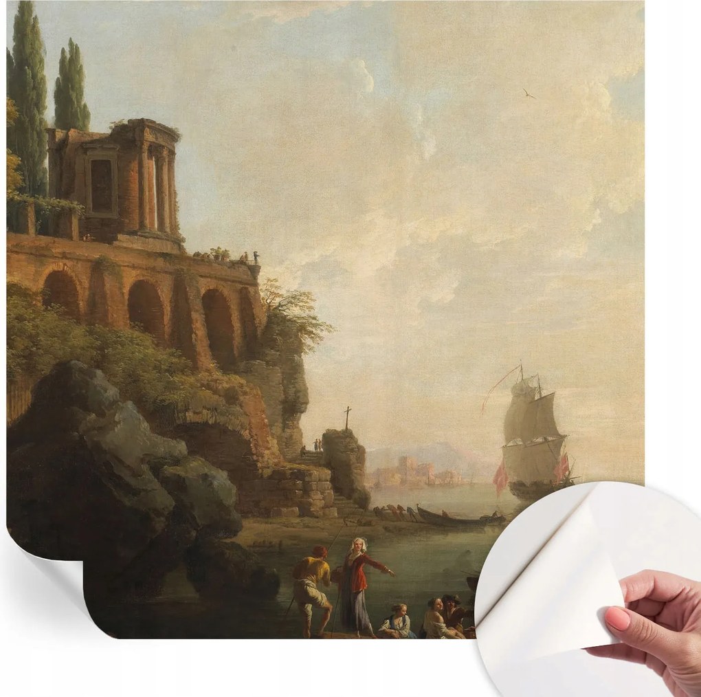 Öntapadós Dekoratív Fotótapéta Hálószobába Tengeri táj 250x250 cm