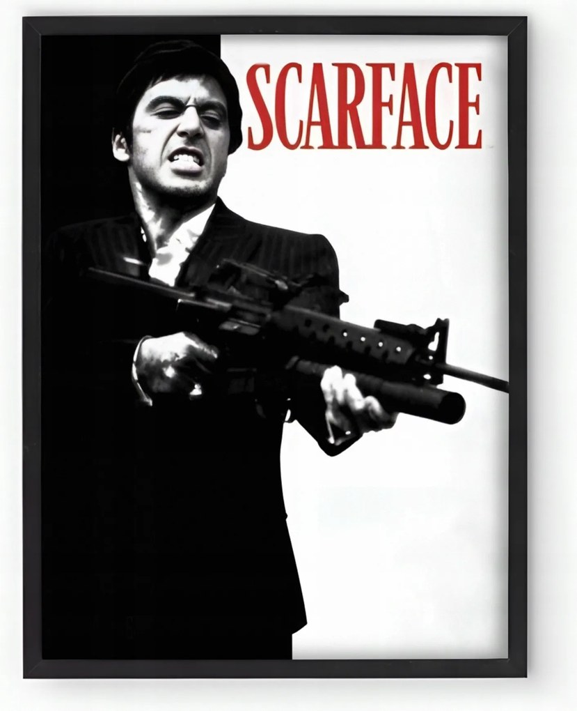 Poszter keretben Scarface 30x40 cm Ajándék ötlet