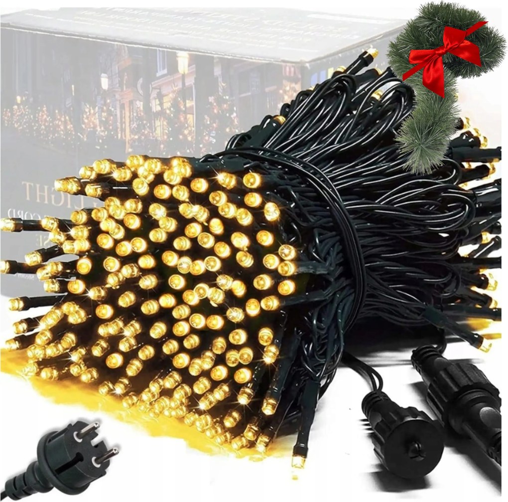 Karácsonyfa Lámpák Led Karácsonyi Lámpák 200LED XXL Fix Flash Szikra