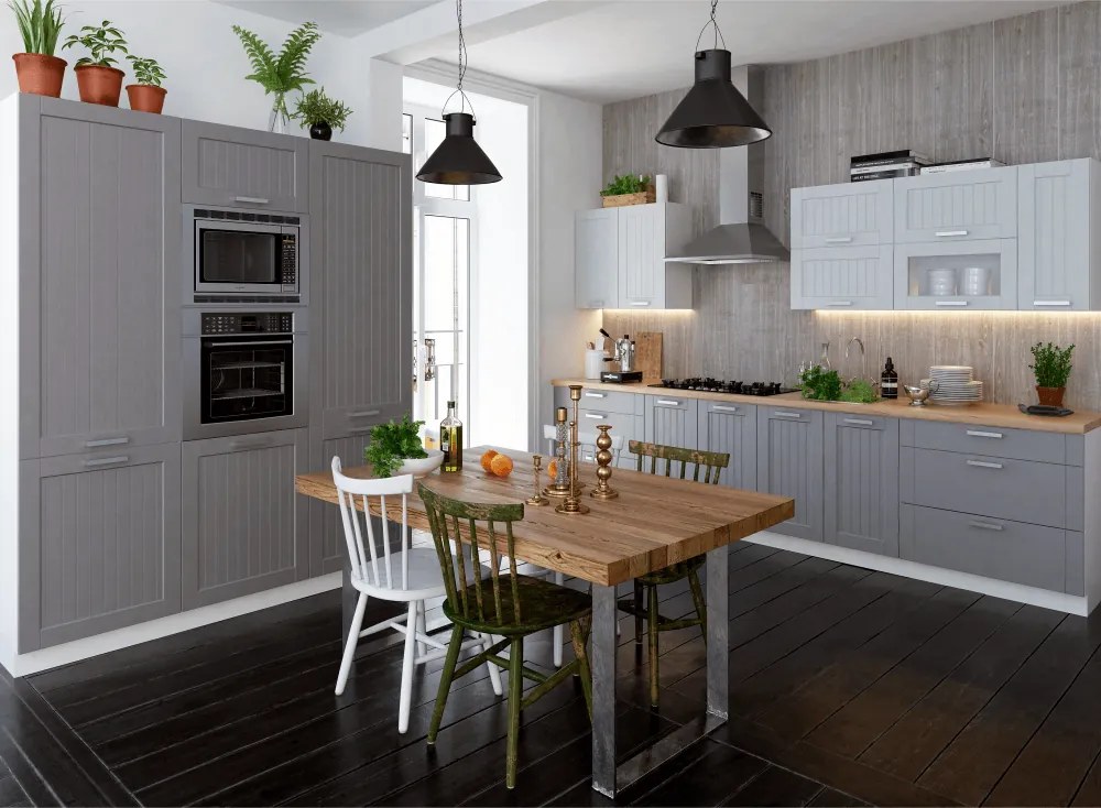 Felső szekrény, sötétszürke/fehér, JULIA TYP 13