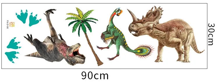 Falmatrica "Dinoszauruszok 8" 80x56cm