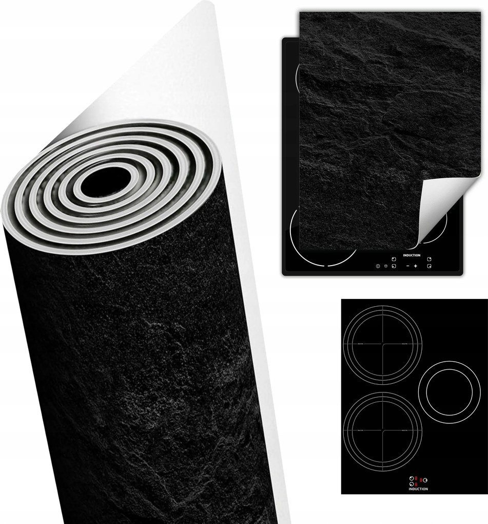 Tűzhelyvédő Szőnyeg Asztali Dekoráció 40x52 fekete pala