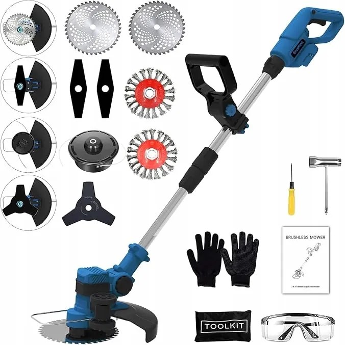 Akkumulátoros szegélynyíró M.a.k.i.t.a. akkumulátorokhoz 5 az 1-ben szett