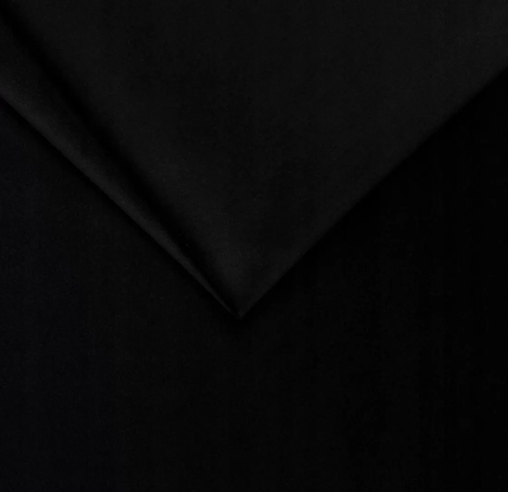 Szövet Anyag Velúr Függöny Fekete 280 cm 1 Mb