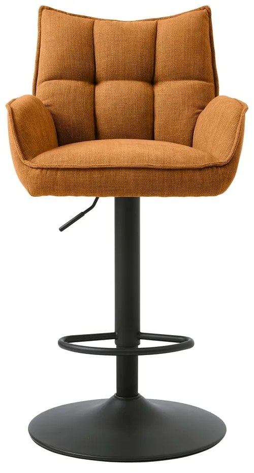 Narancssárga állítható magasságú bárszék szett 2 db-os Marilla – Unique Furniture