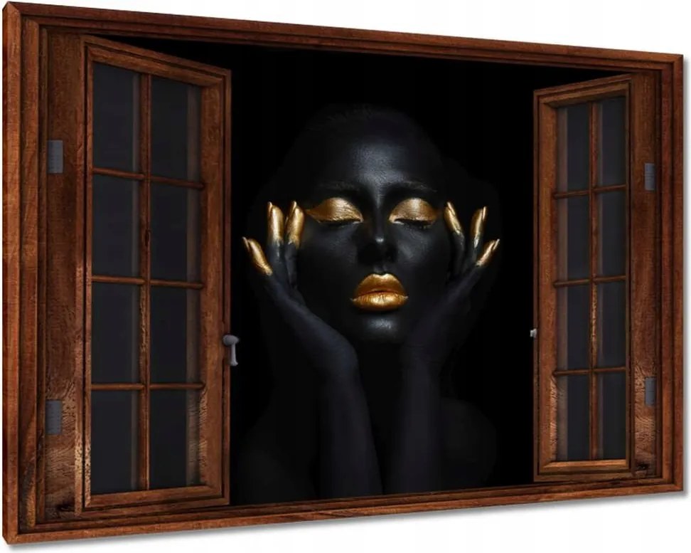 Festmények 120x80 Arany meditáció