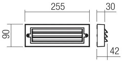 Redo 90330 - LED Kültéri fali lámpa KRUP LED/6W/230V IP65 antracit