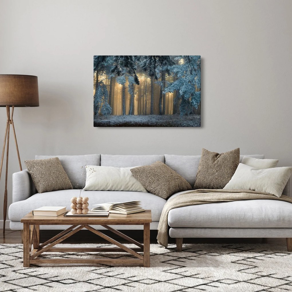 A havas erdő képe (90x60 cm)