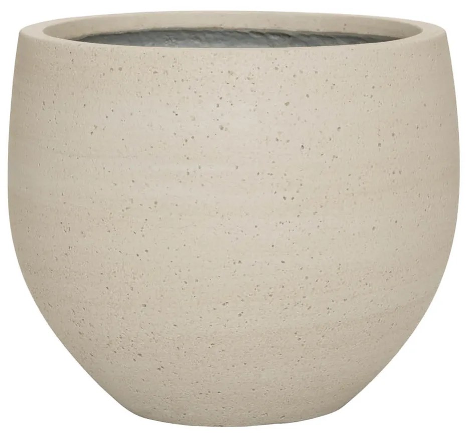 Pottery Pots Mini Orb Flower Pot, puha bézs, többféle méretben - Fazekas edények méret: XL - ⌀ 40, óra. 34 cm