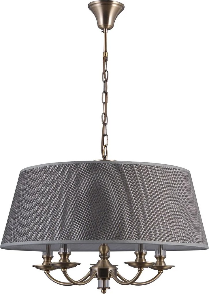 Italux Klasszikus Csillár Zanobi Antik bronz ITXPND-43272-5A
