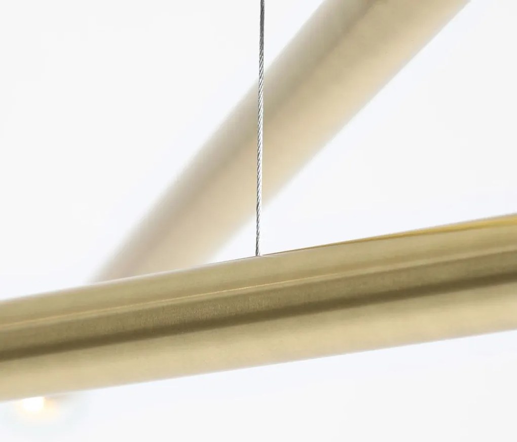ALDEX 1072P40 TUBO Modern Led Függesztett Lámpa Sárgaréz E14 IP20