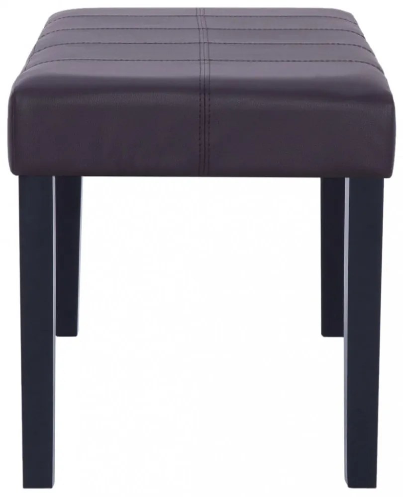 barna műbőr pad 106 cm