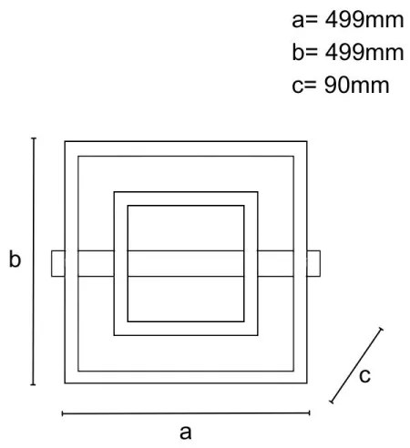 LED dimmelhető mennyezeti lámpatest LED/70W/230V 3000-6500K + távirányítóval