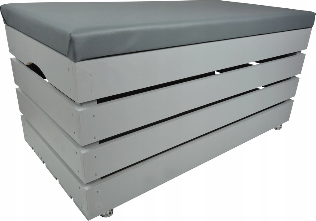 Fa Puff Láda Kerekekkel Láda Tároló