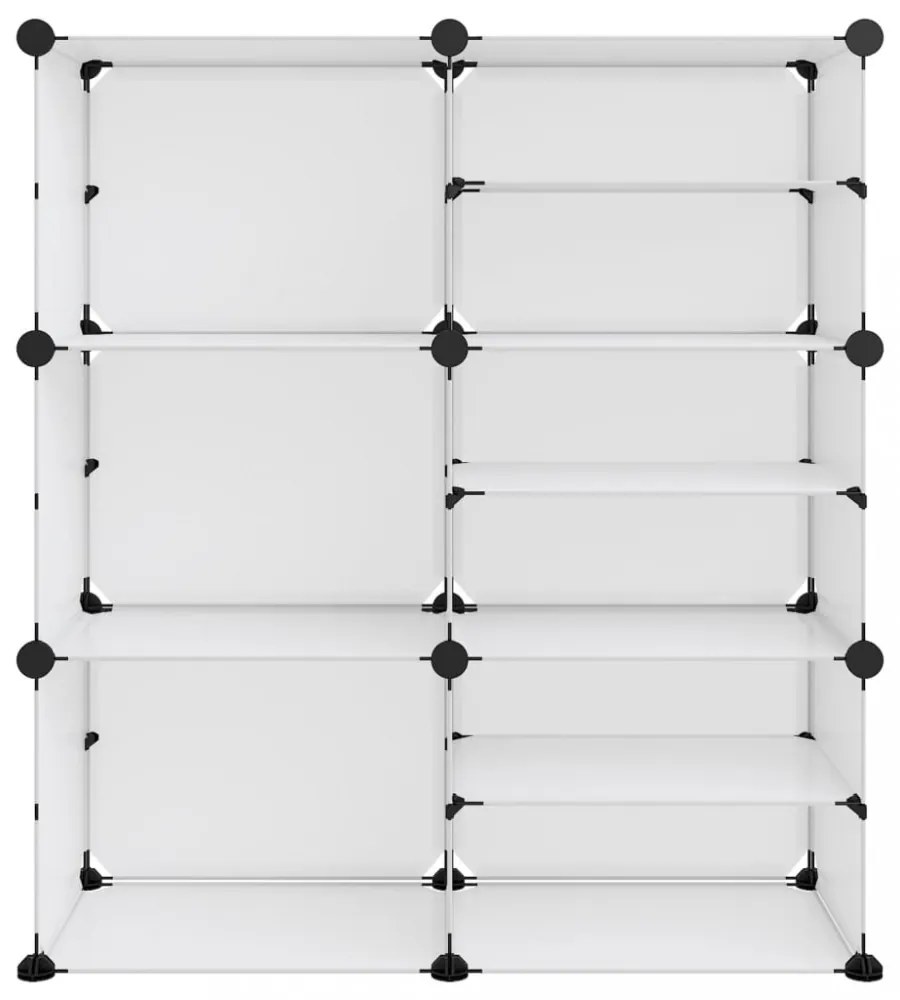 átlátszó polipropilén cipőtartó 84 x 31,5 x 93 cm