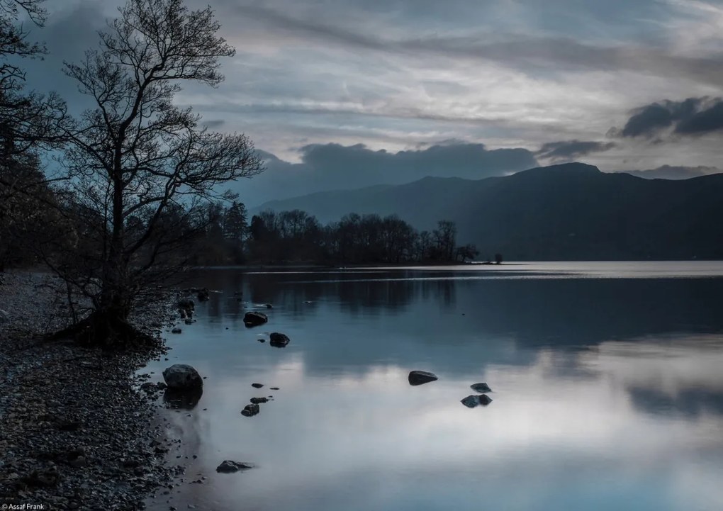 Poszter 29,7x21cm Csendes tó alkonyatkor, Assaf Frank