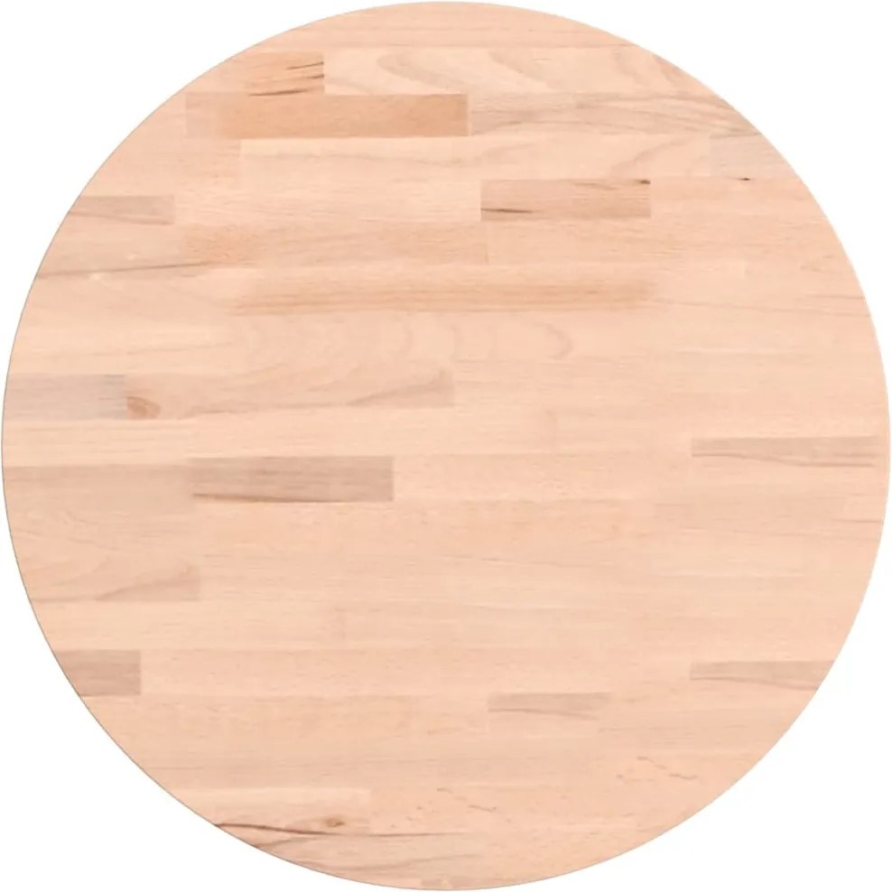 vidaXL tömör bükkfa kerek asztallap Ø40 x 4 cm