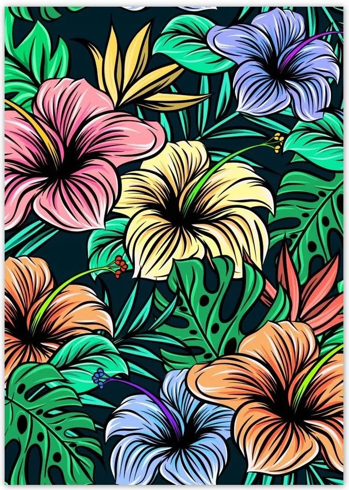 Poszterek A5 Pion Monstera Zöld levél