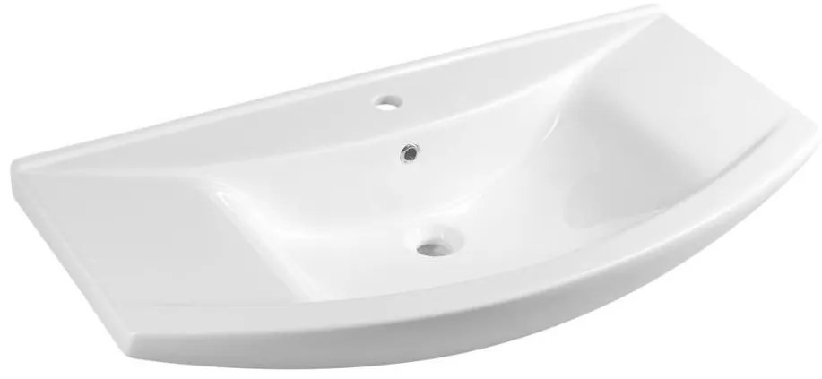 Aqualine - Süllyesztett mosdó ZERO 97x51 cm kerámia/fehér