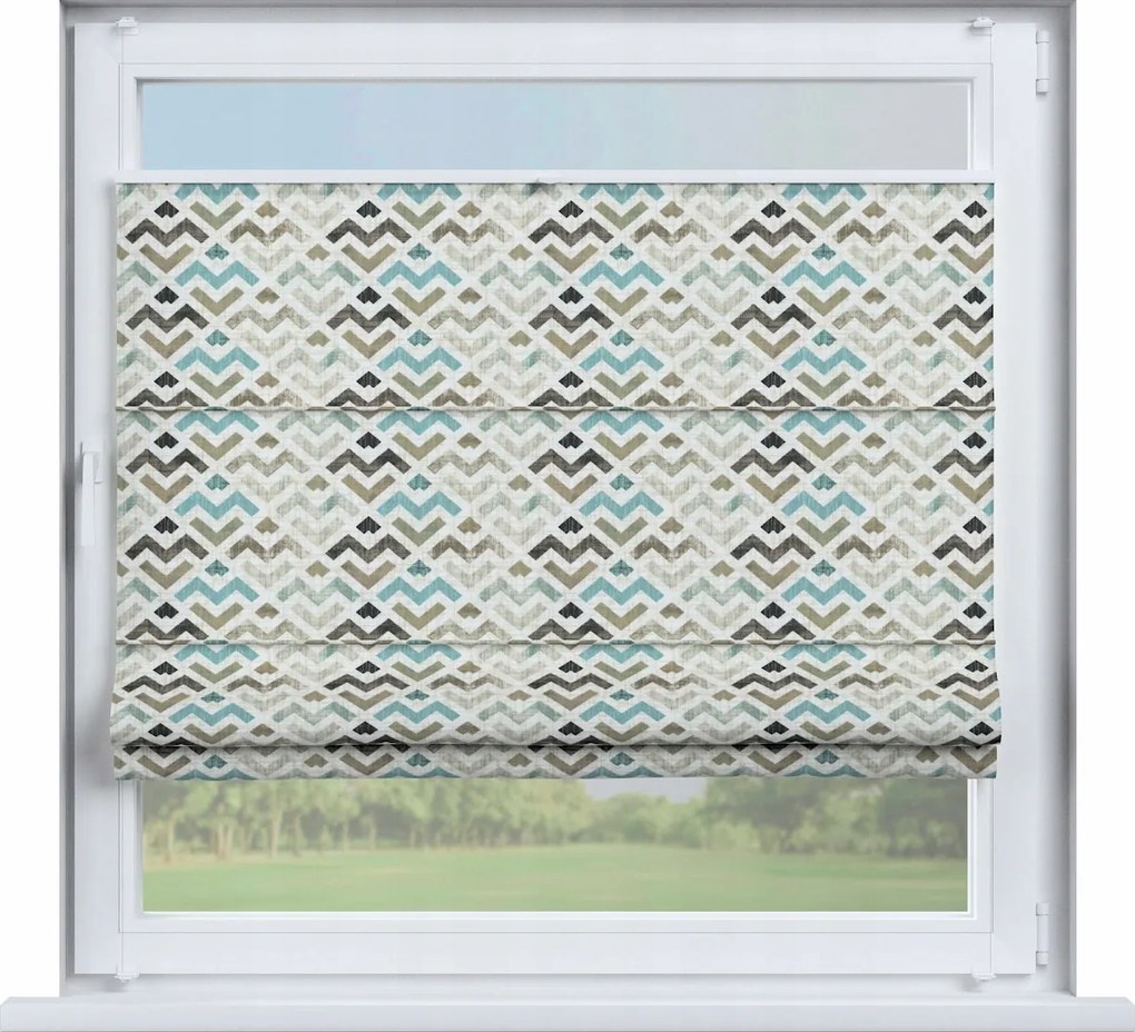 Dekoria Római roló, pliszírozott, Sycylia 120x150, barna árnyalatok