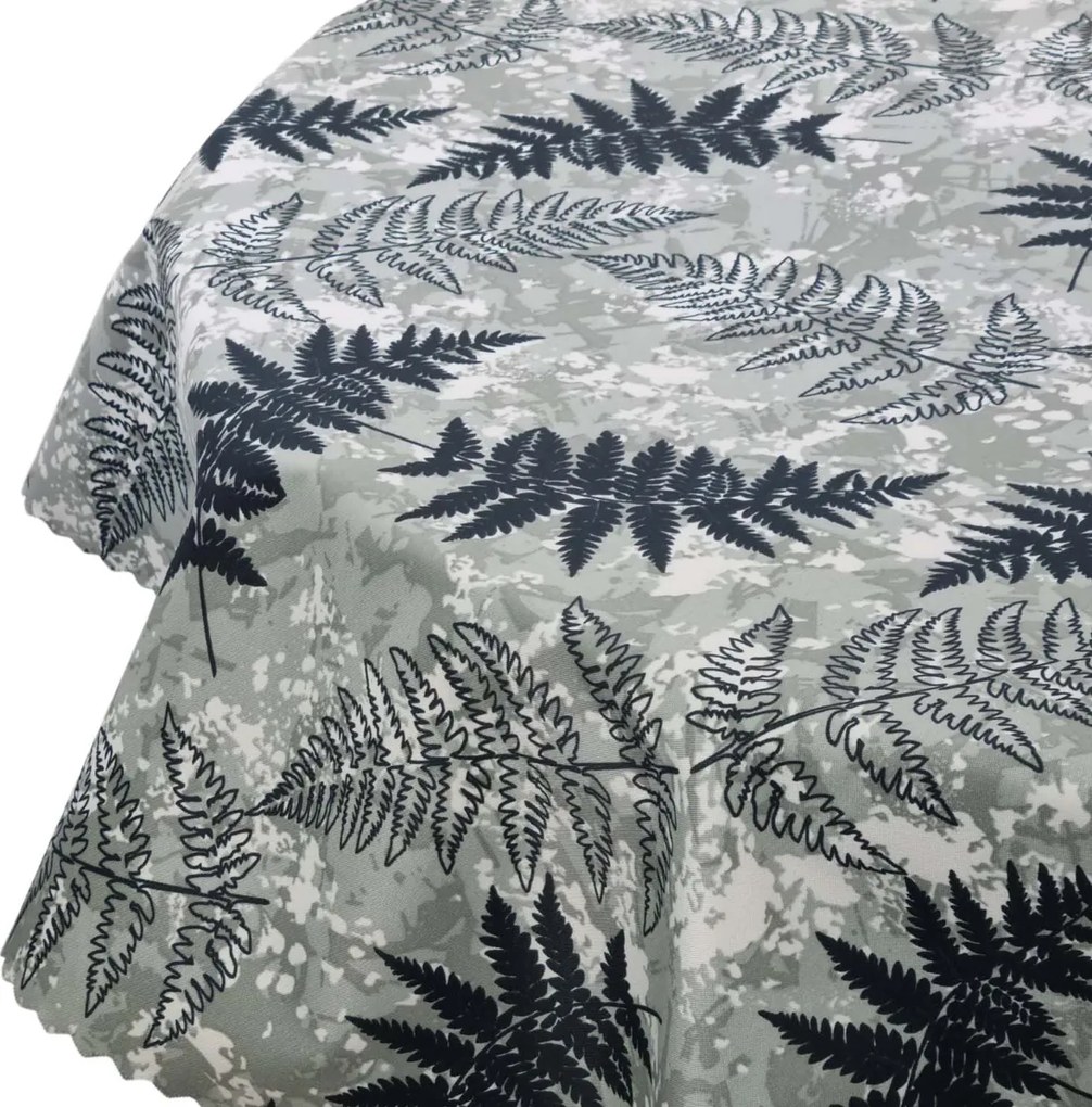 Abrosz Kerti Foltálló Vízálló Szürke Páfrány Kerék Átmérő 100 cm