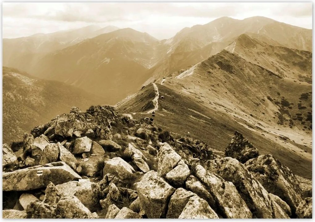 Poszterek 100x70 Tátra Lengyel hegyek Kilátás