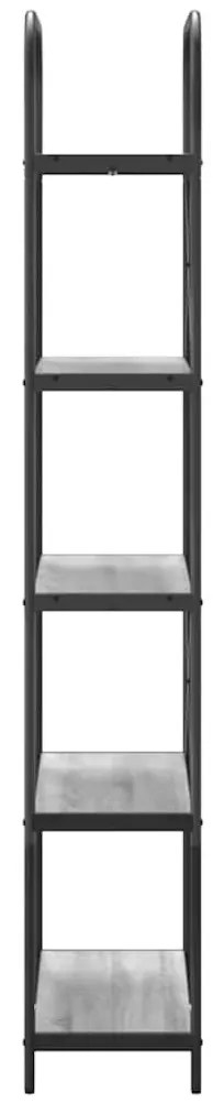 Könyvespolc Szürke sonoma 80 x 30 x 183 cm Faanyag