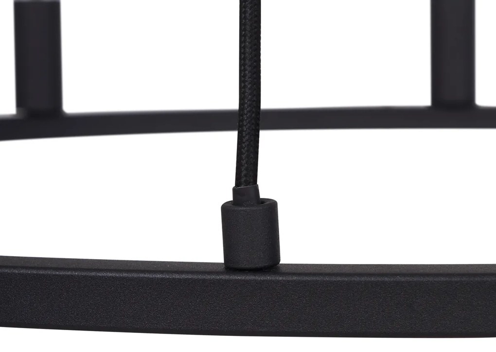 Ipari függőlámpa fekete 9-es - Knight