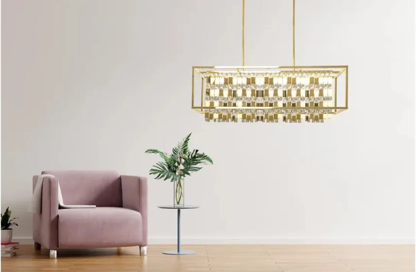 MORETTI MO04555 SPARKLE Arany Színű Függeszték 5xE27 60W IP20