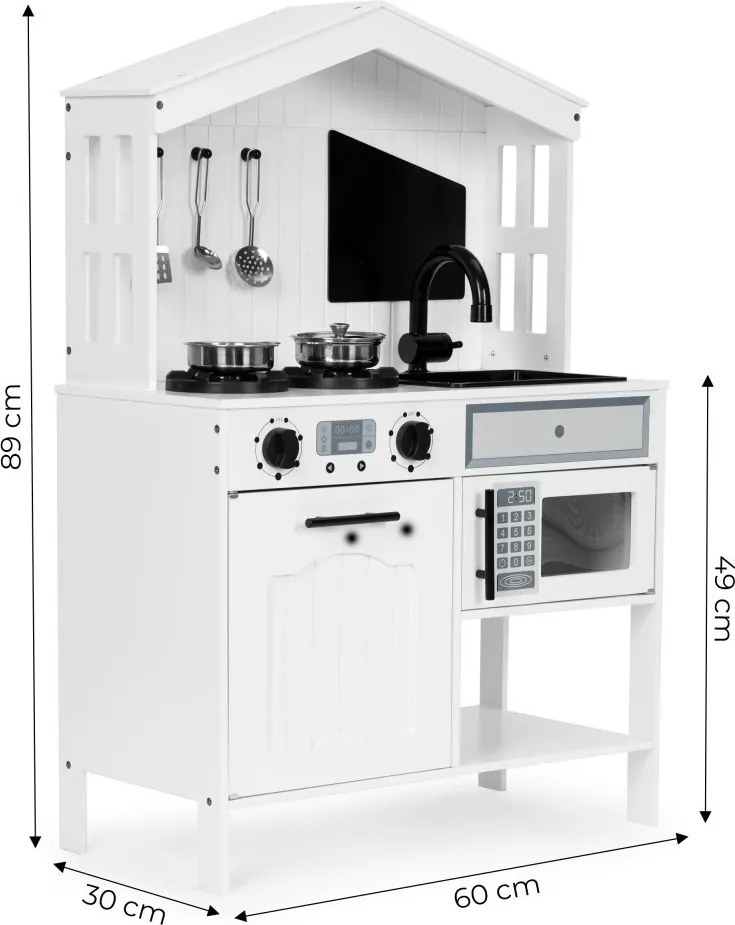 Fa gyerekkonyha, sütő, mikrohullámú sütő égők, kiegészítők