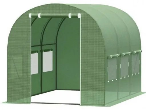 UV fólia fóliasátorhoz ajtó-és ablaknyílásokkal, szerkezet nélkül 2x3m