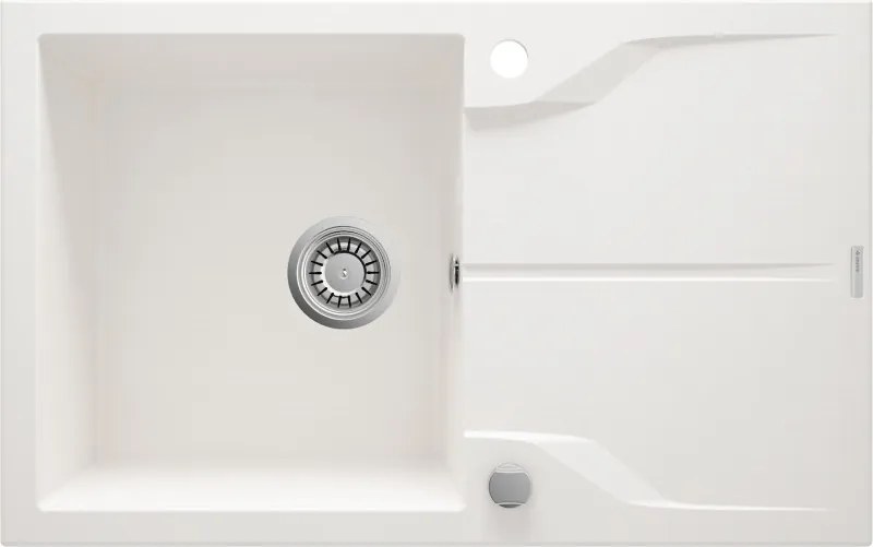 Andante Flush pult alá ültethető gránit mosogató_alabástrom