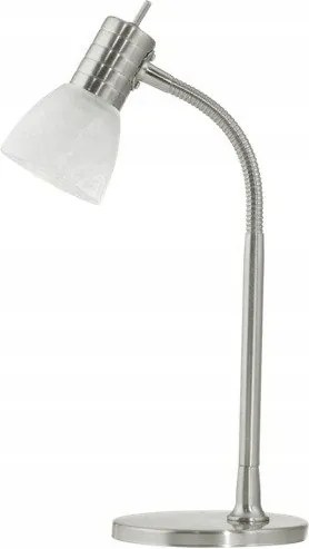 Prince asztali lámpa 1 Ø12,5 E14 nikkel/fehér