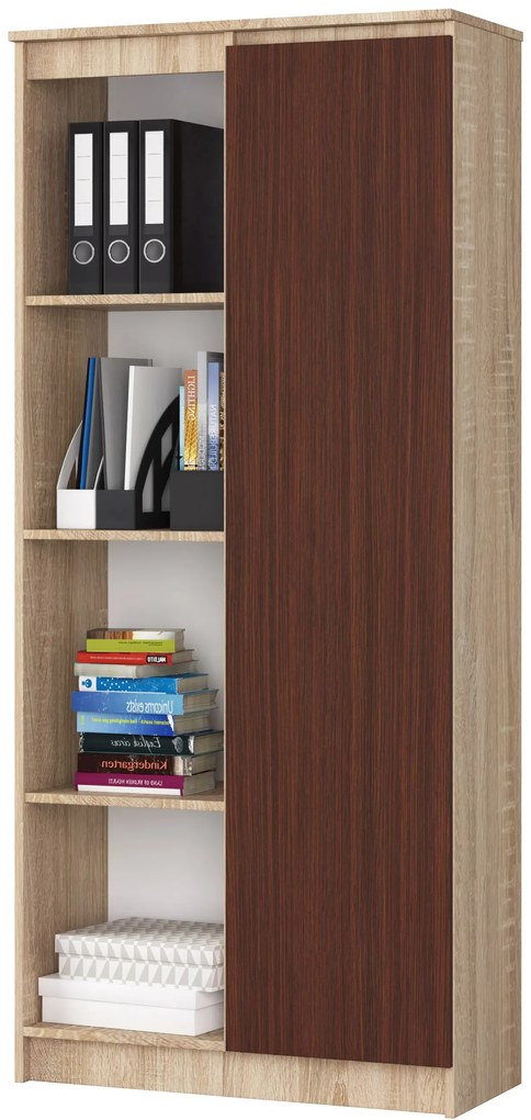 Regál Rehana II (szonoma tölgy + wenge). 1069803