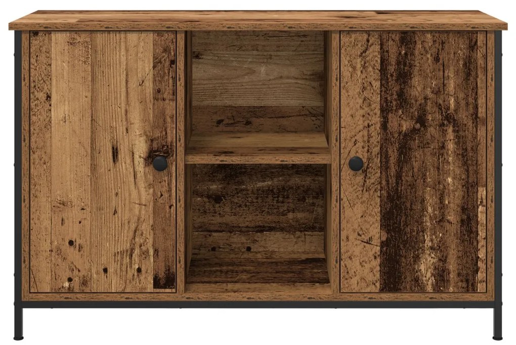 TV Szekrény Artisan Tölgy 101x35x65 cm Műanyag és Acél